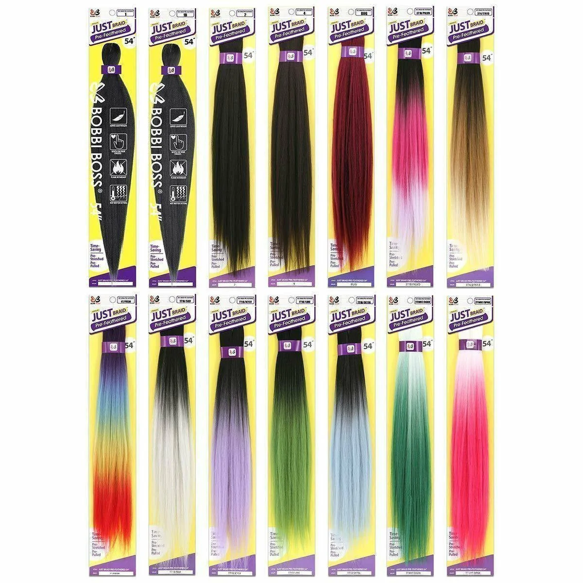 Bobbi Boss: 3X Just Braid Pre-Feathered 54" - FINAL SALE - Image 7