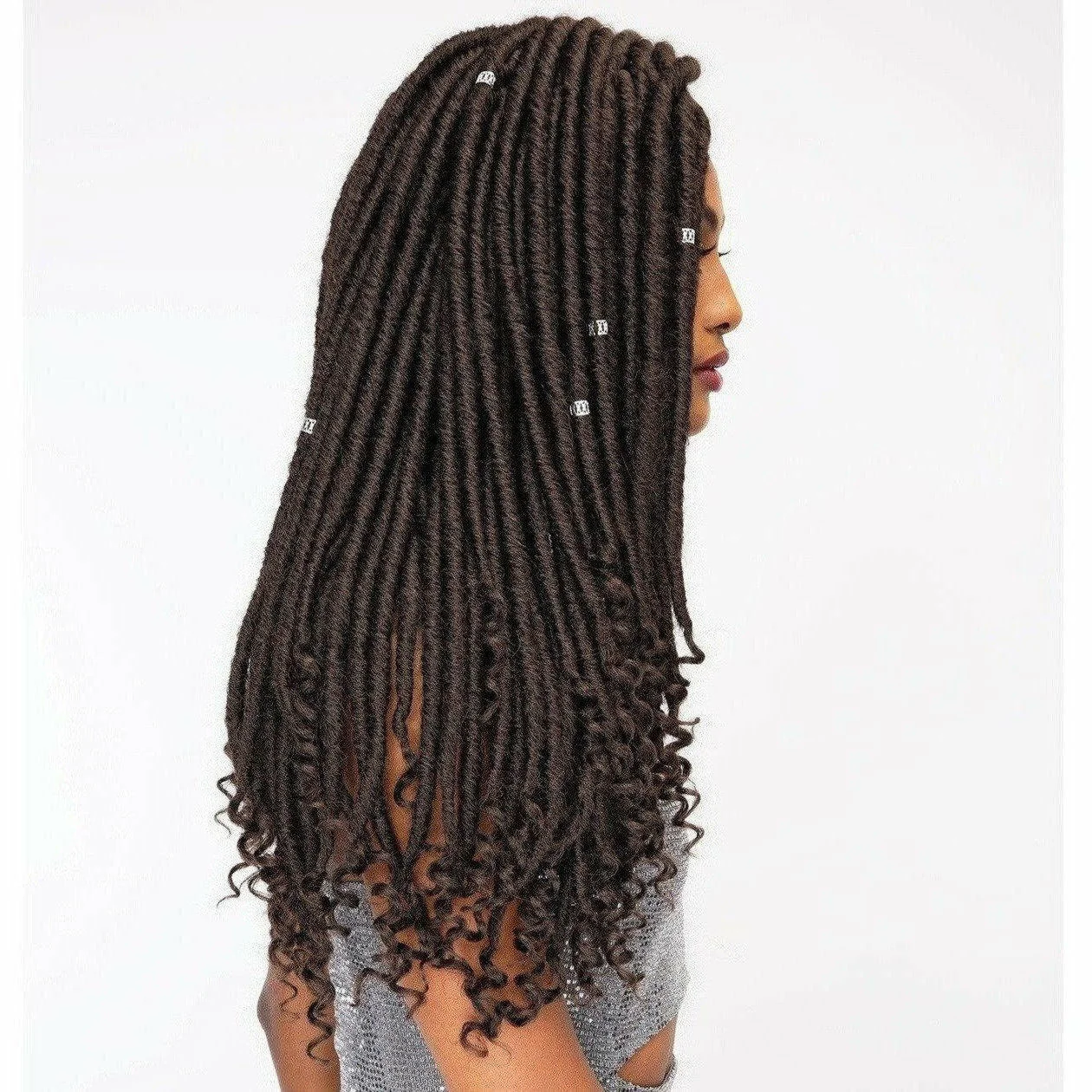 Janet Collection: Nala Tress Ghana Faux Locs 20" Crochet Braids - Image 3