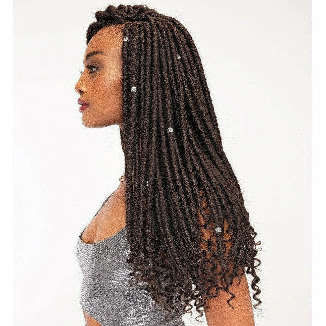Janet Collection: Nala Tress Ghana Faux Locs 20" Crochet Braids - Image 4