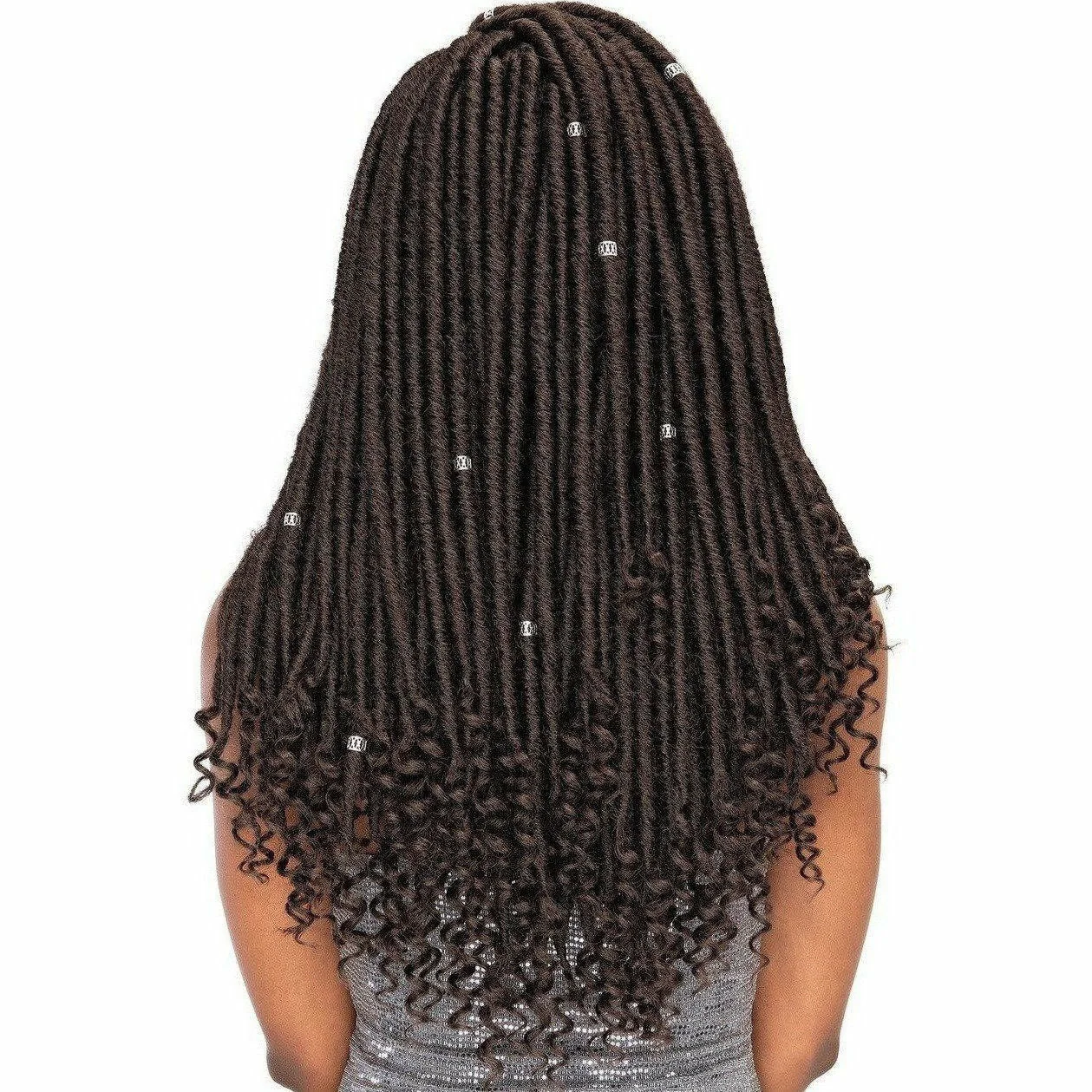 Janet Collection: Nala Tress Ghana Faux Locs 20" Crochet Braids - Image 5