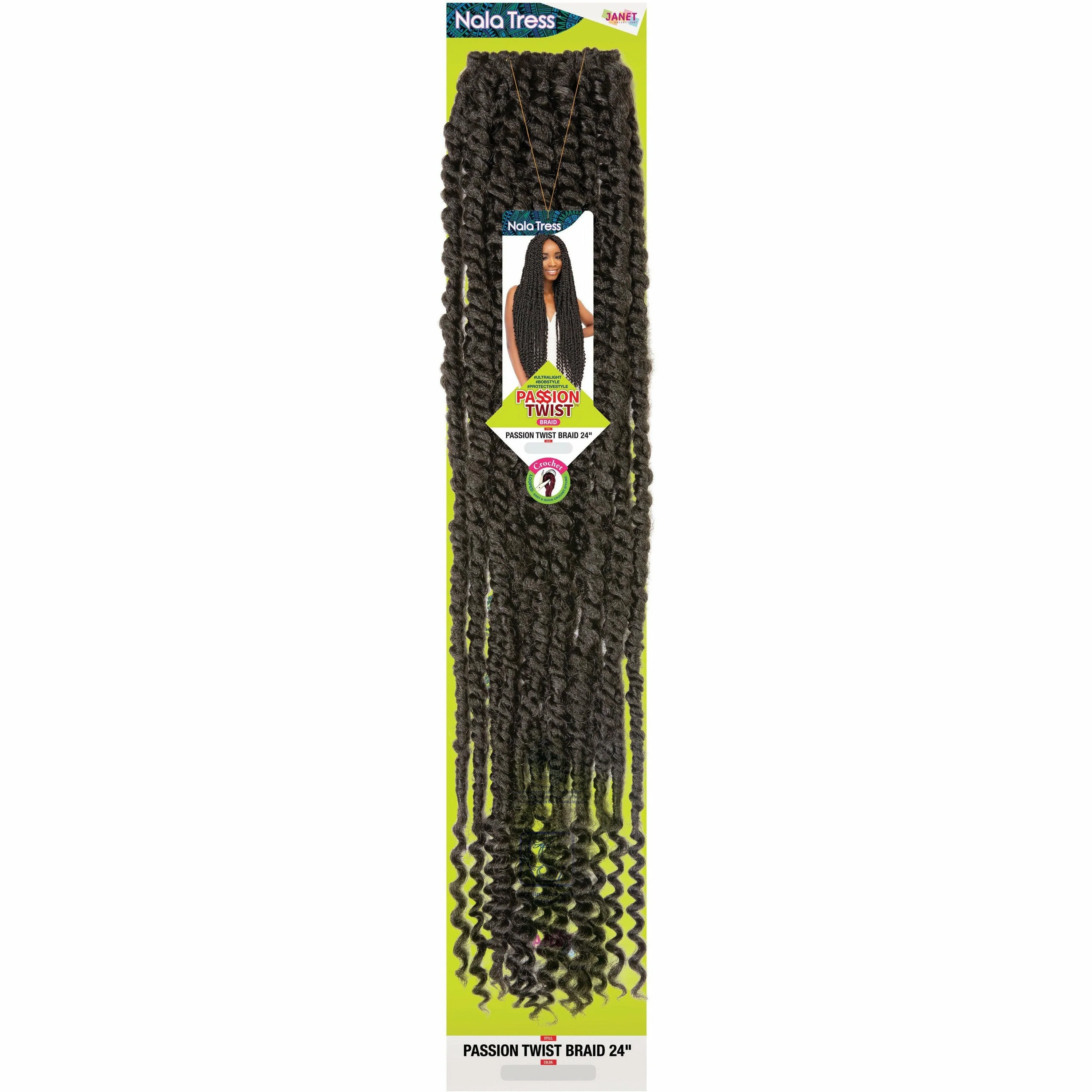 Janet Collection: Nala Tress Passion Twist Braid 24" Crochet Braids - Image 5