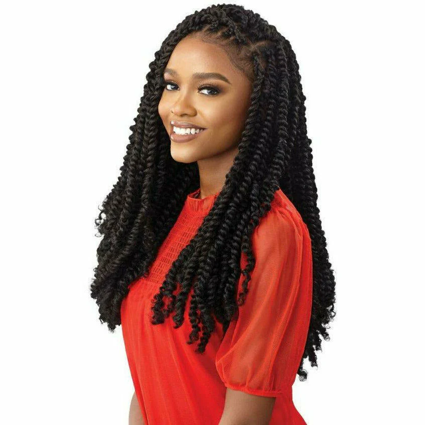 Outre: X-Pression Twisted Up 2X Water Wave Fro Twist 22" Crochet Braids - Image 4